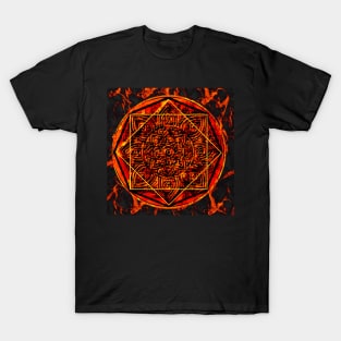 Squaring the Circle mandala T-Shirt